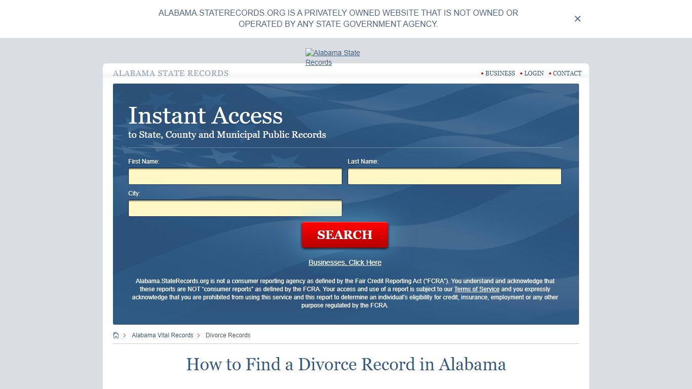 How to Find a Divorce Record in Alabama - Alabama State Records